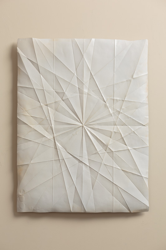 folded paper sculptures