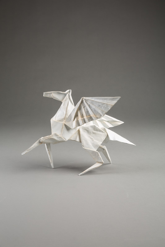 origami pegasus sculpture